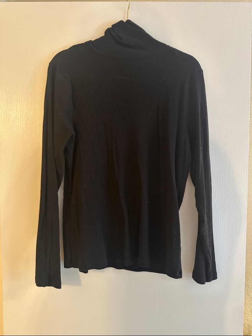 Old Navy Black Ribbed Plush Turtleneck XXL